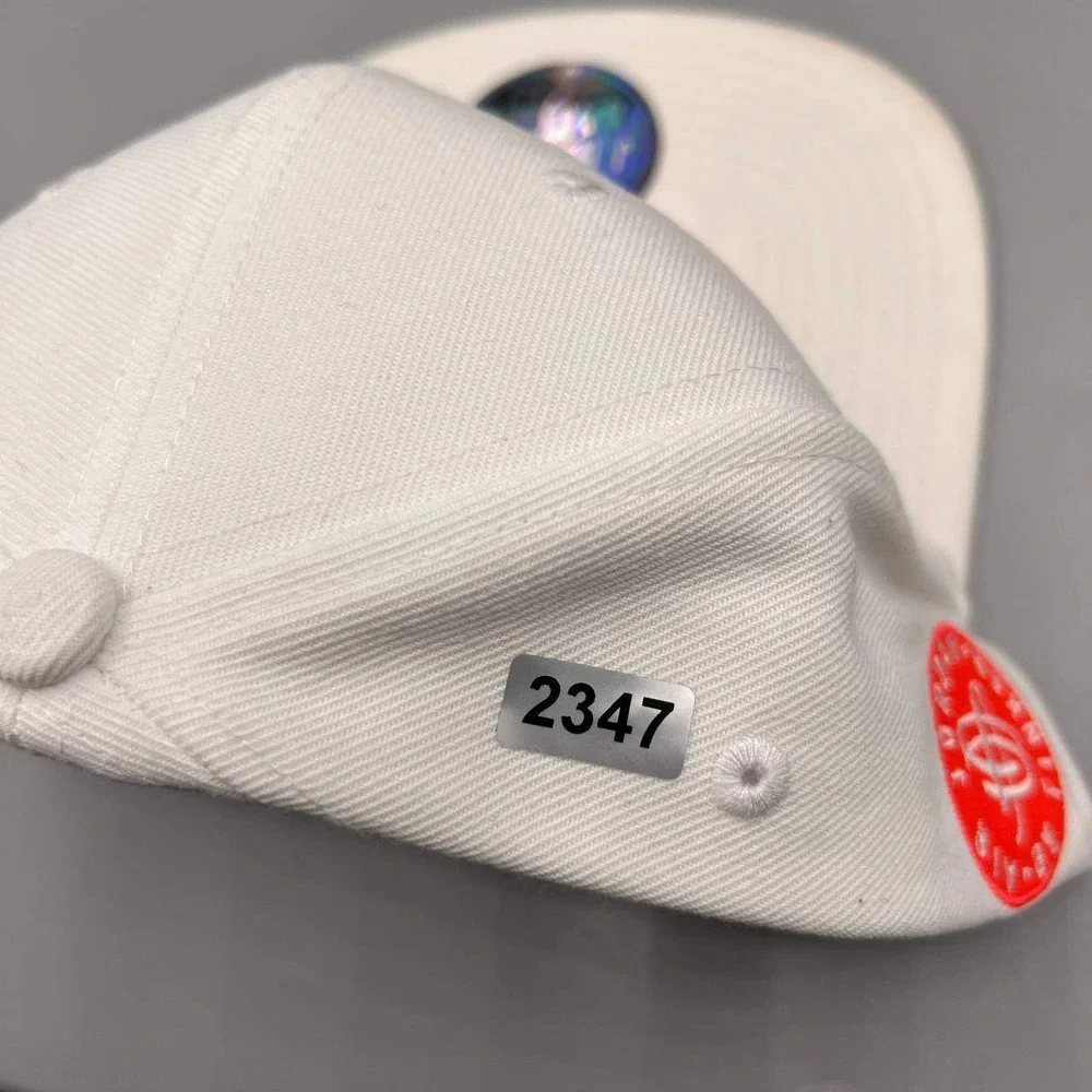 Air Jordan Hat Men White Orange Embroidered Jumpman Snap Back Cap‎